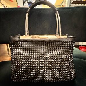 Alexander Wang Small Elegant Black & Silver Studded Handbag / price no offer